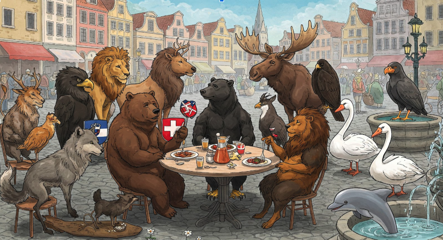 European countries as their national animal